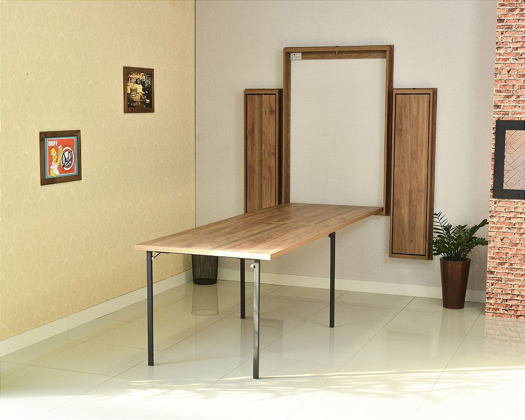 Conjunto Mesa Dobrável 13 Lugares (2,7 metros) + Bancos