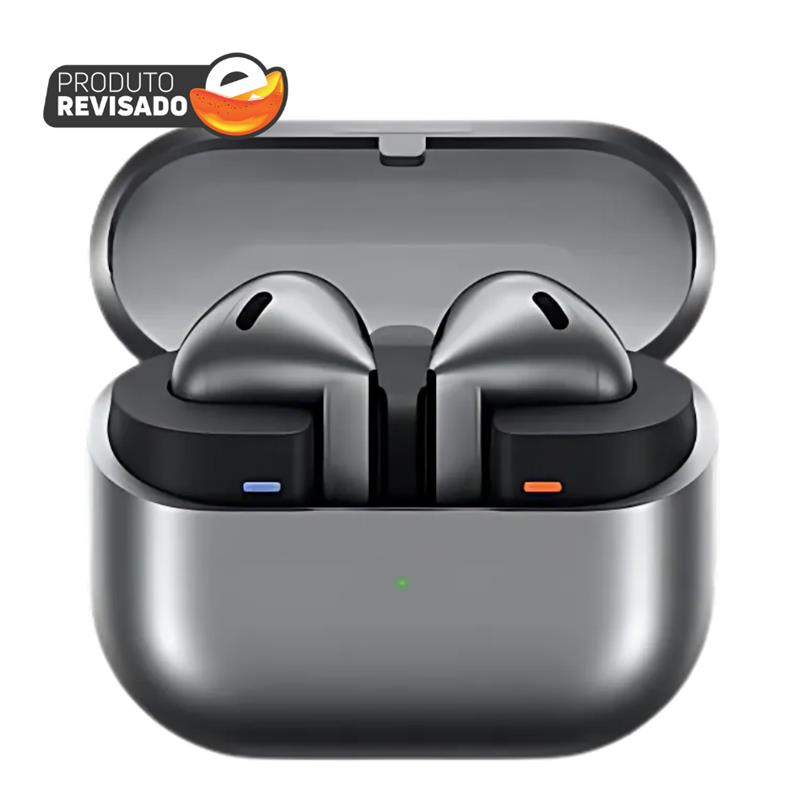 Sumsung Galaxy Buds3 未開封 Fone de Ouvido Samsung Galaxy Buds3 Cinza - SM-R530 - LiquidaE