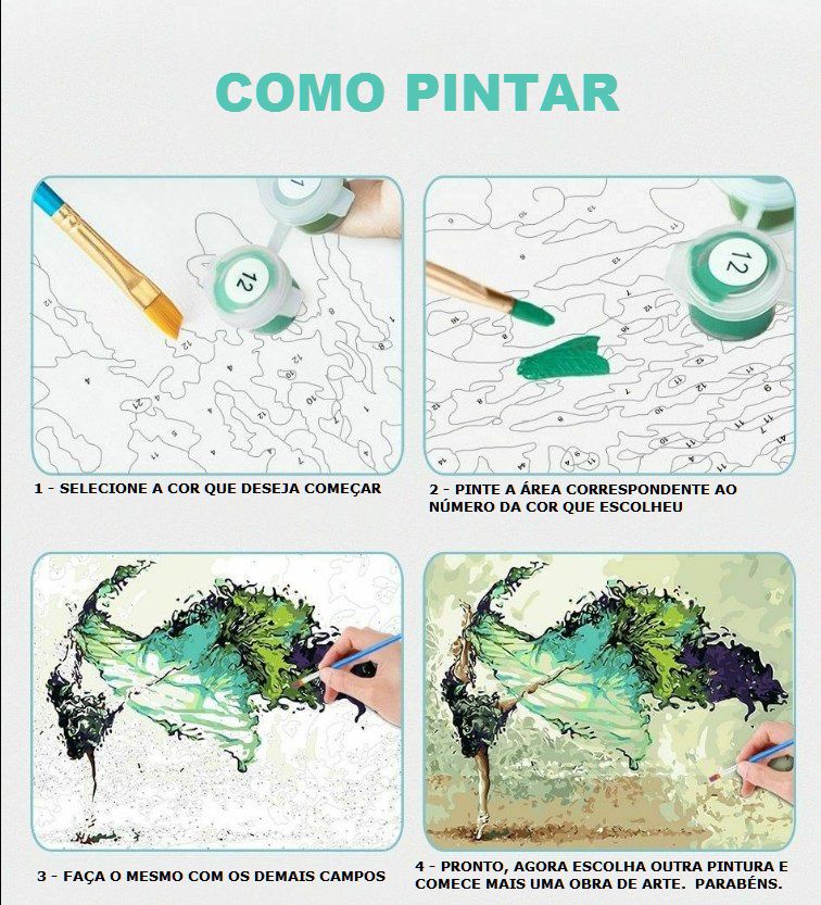 Vinho Tinta  Kit de pintura Cactus