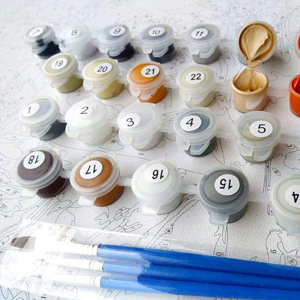 Socobeta Pintura de números faça você mesmo, pintura fácil de colorir  números tela de alta densidade para casa : : Brinquedos e Jogos
