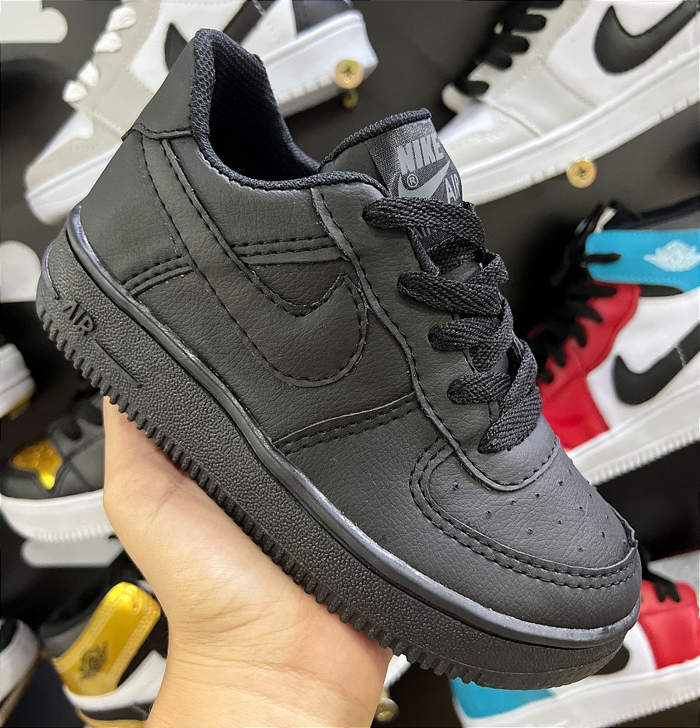 nike air force preto infantil