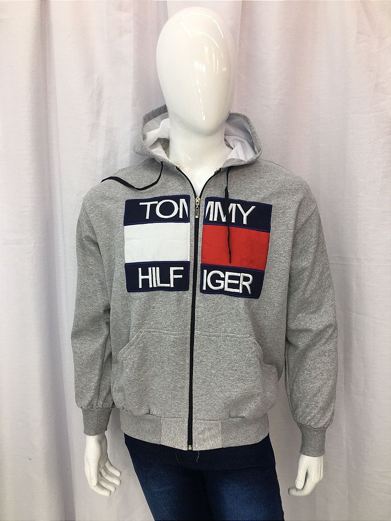 Jaqueta de Moletom Tommy - Moda Brás