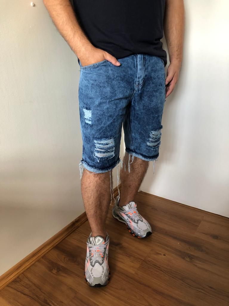 Bermuda Jeans Masculina Reserva - Moda Brás