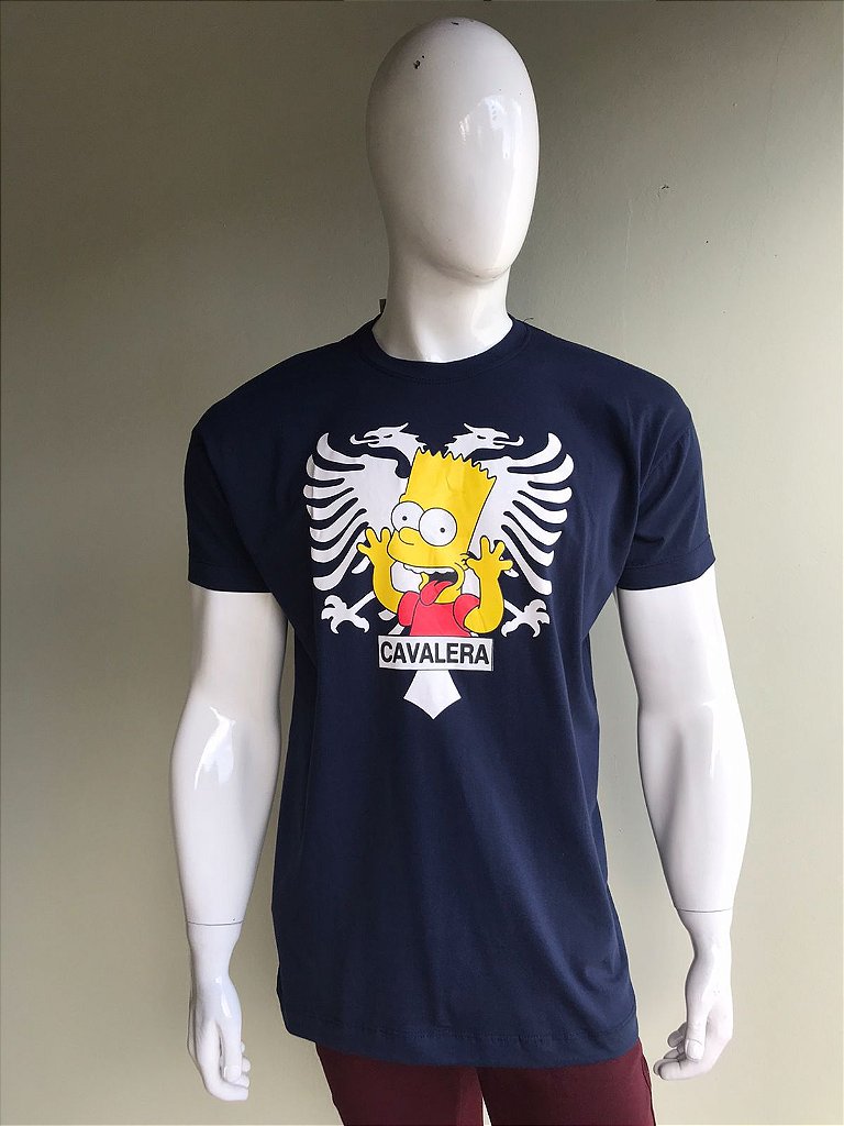 Camiseta Masculina Personagem Simpsons - Moda Brás