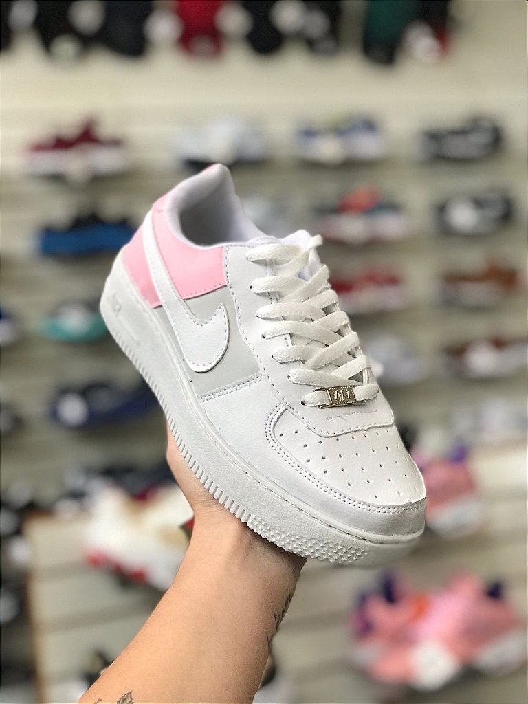 af1 shadow nike air force pink colour block