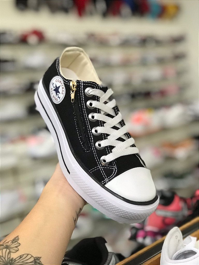 All Star Preto Plataforma