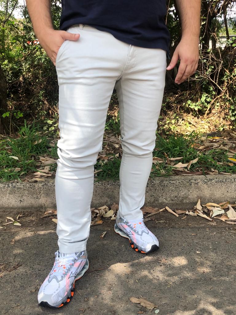 Calça Jeans Masculina Bolso Faca Gelo - Moda Brás