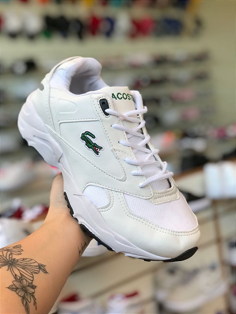 Tênis Lacoste FK Branco - Moda Brás