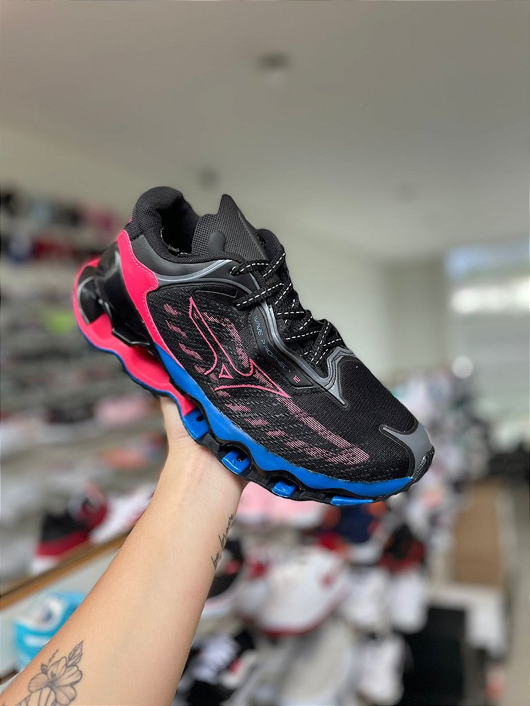 Mizuno prophecy 7 preto e best sale azul