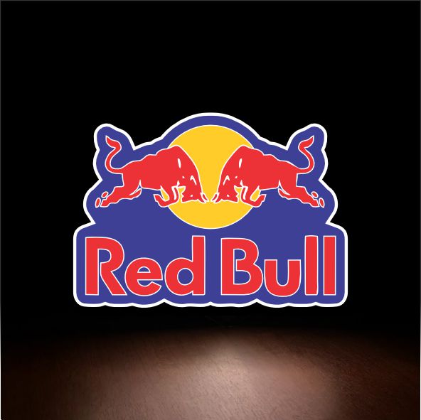 LUMINOSO RED BULL - EU CURTO ISSO DECORATIVOS