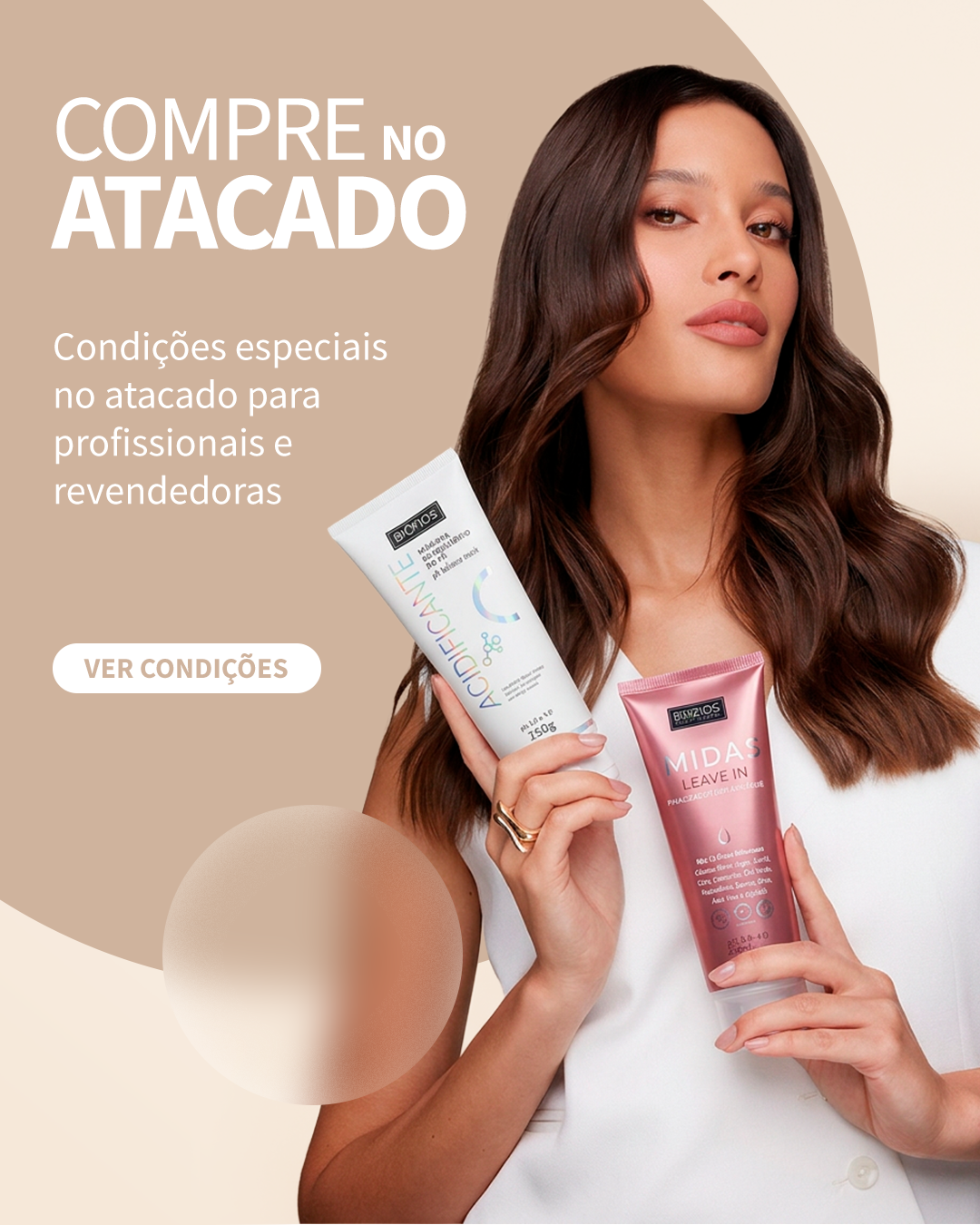 Kit Misturinha Midas Oils Complex Leave-In - Biofios