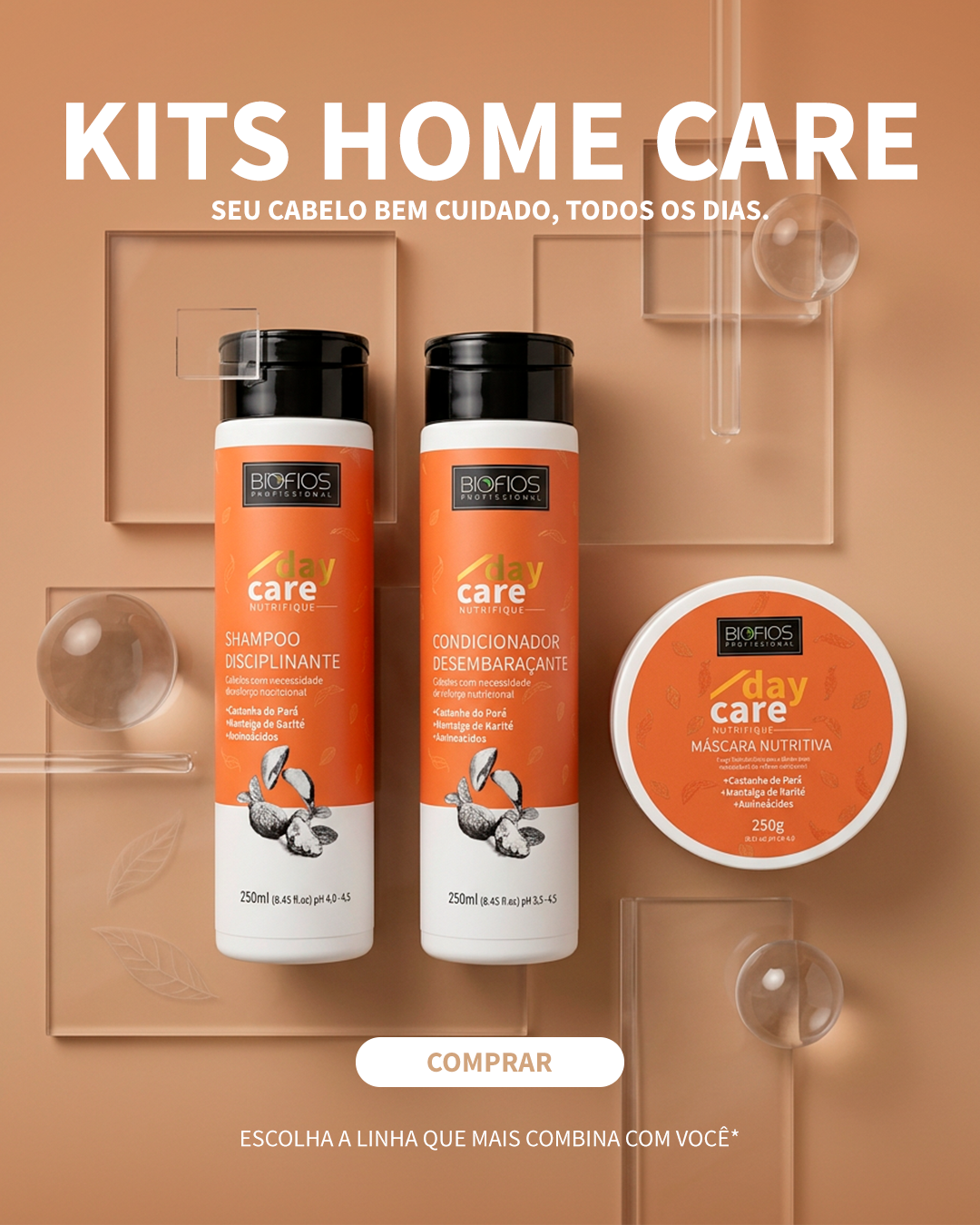 Midas Sérum Reparador de Pontas Biofios 30ml - Protetor Térmico e