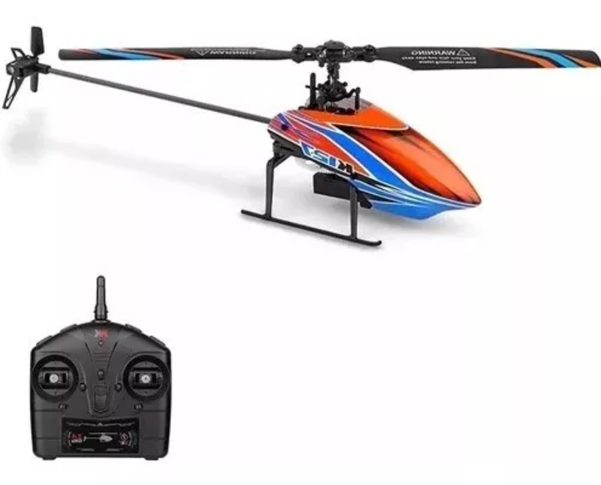 Helicóptero Wltoys Eagle K127 6g 2.4ghz 4 Canais - Zion Store