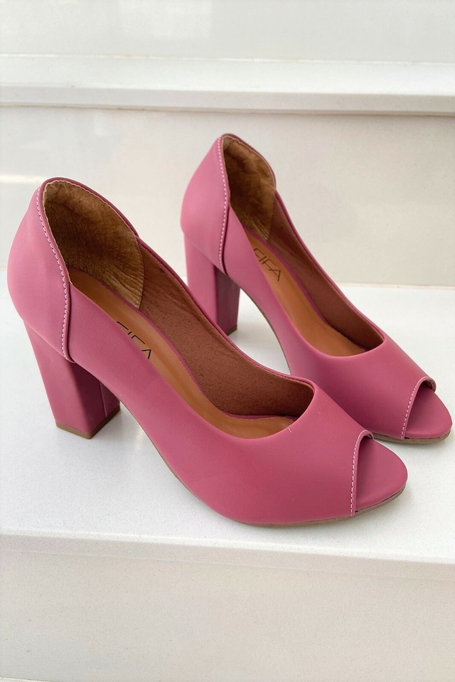 Shops peep toe roxo