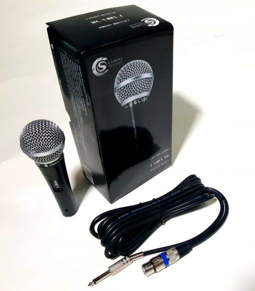 Microfone Dinâmico Cardioide P10 XLR CSMS 58 c/ cabo 5M – Custom Sound -  IVAD MUSIC