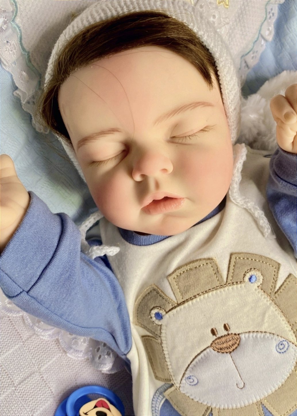 BEBÊ REBORN LYAN MEGA REALISTA UM BEBEZINHO QUASE REAL TODO EM SILICONE -  Maternidade Mundo Baby Reborn