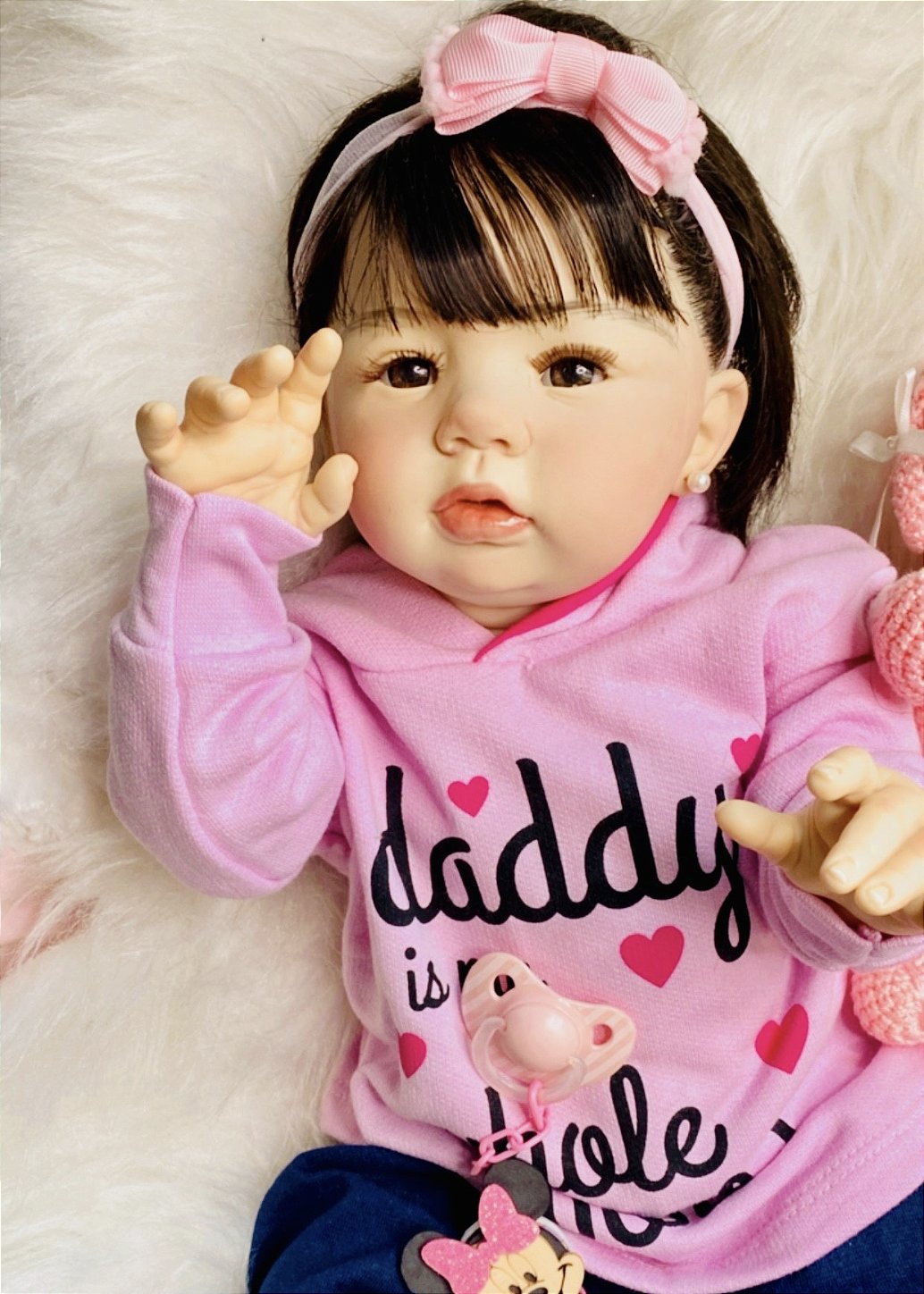 BEBÊ REBORN MENINA TODA EM SILICONE CHICLETINHA MEGA REALISTA - Maternidade  Mundo Baby Reborn