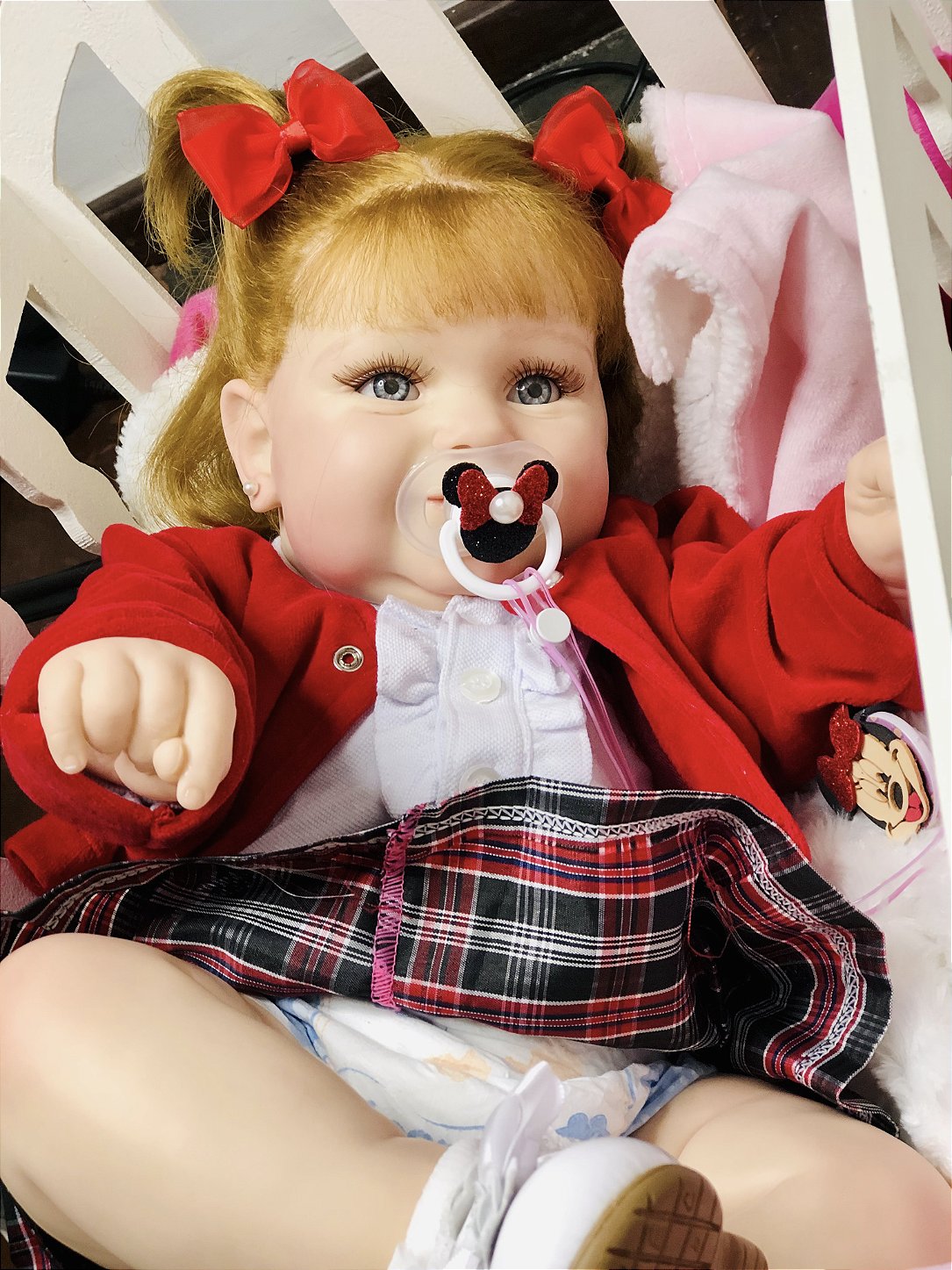 BEBE REBORN PATOTINHA SUPER MEIGA TODA EM SILICONE REALISTA