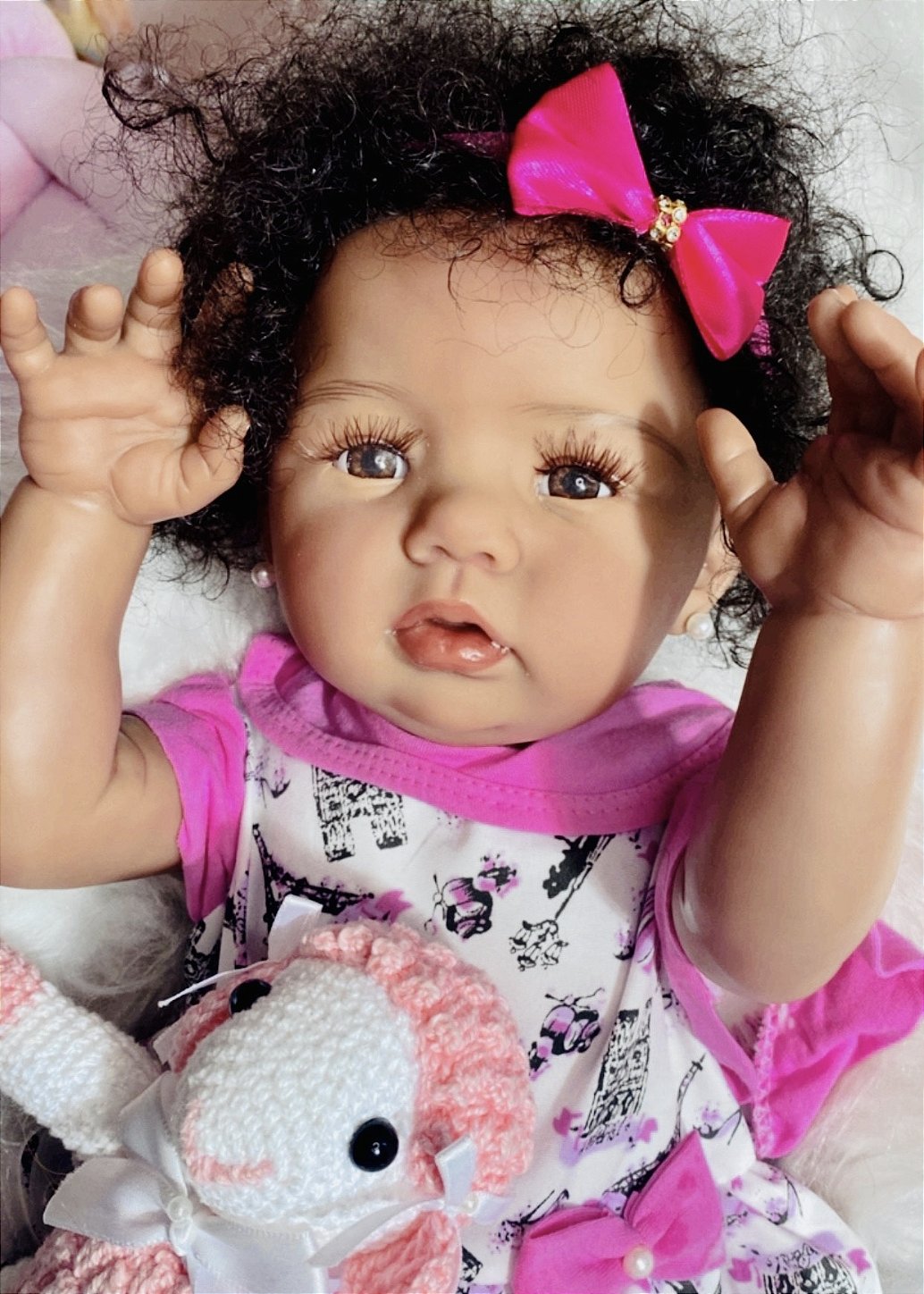 BEBÊ REBORN MEGA REALISTA TODA EM SILICONE ARIANNE COLEÇÃO NOVA -  Maternidade Mundo Baby Reborn