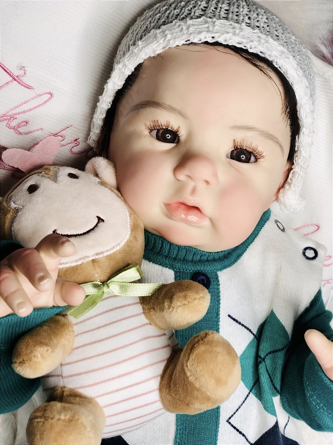 BEBÊ REBORN MENINO GABRIELL MEGA REALISTA TODO EM SILICONE - Maternidade  Mundo Baby Reborn