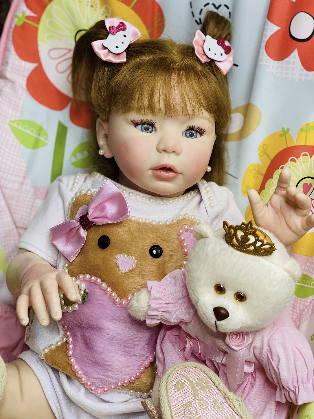 BEBÊ REBORN MEGA REALISTA BONECA PREMIADA RANNA TODA EM SILICONE -  Maternidade Mundo Baby Reborn