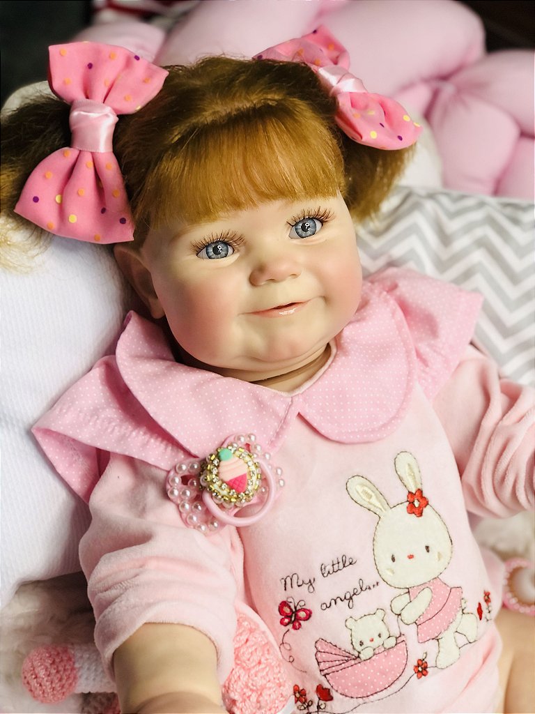 Boneca Bebê Reborn,realista bebê reborn de silicone Menina,2