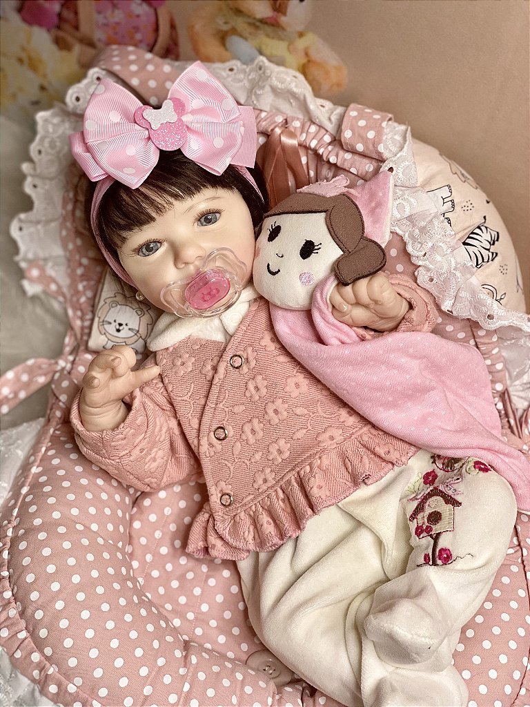 BEBÊ REBORN REALISTA FOFURINHA TODA EM SILICONE EXCLUSIVA - Maternidade  Mundo Baby Reborn