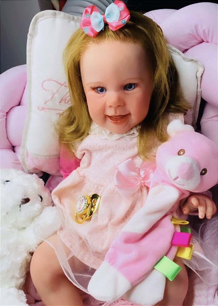 BEBÊ REBORN MENINA MEGA REALISTA TÁSSIA QUASE UMA CRIANÇA REAL -  Maternidade Mundo Baby Reborn