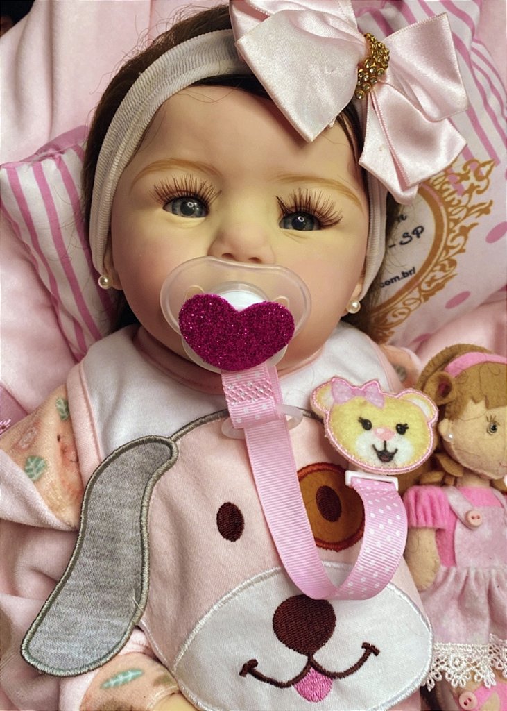 BEBÊ REBORN MENINA GLÁUCIA TODA EM SILICONE REALISTA MARAVILHOSA