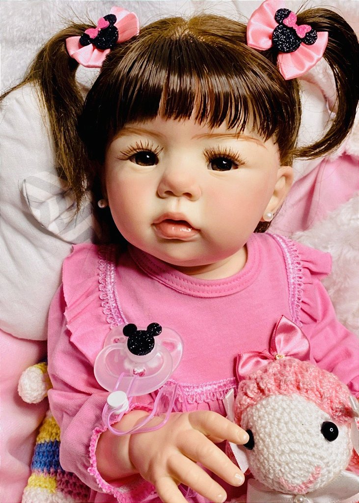 BEBÊ REBORN MEGA REALISTA LENITA TODA EM SILICONE BEBEZINHO QUASE REAL -  Maternidade Mundo Baby Reborn