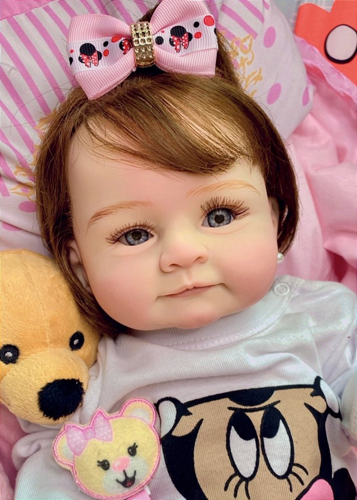 Promoção Novo Modelo Boneca Bebe Reborn Toda De Silicone