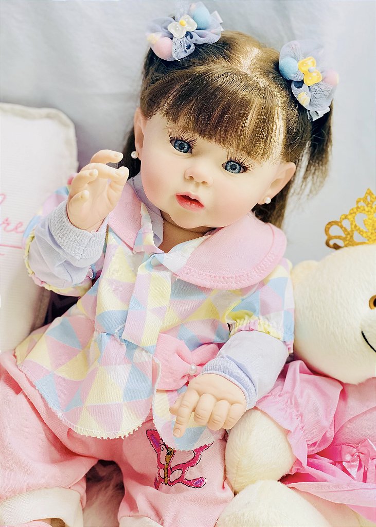 BEBÊ REBORN MENINA MEGA REALISTA TÁSSIA QUASE UMA CRIANÇA REAL -  Maternidade Mundo Baby Reborn