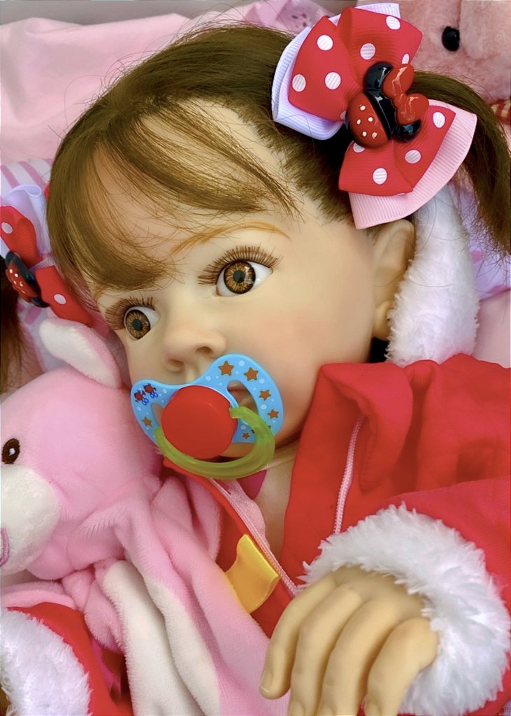 Bebê Reborn Menina Silicone Inteira no Shoptime