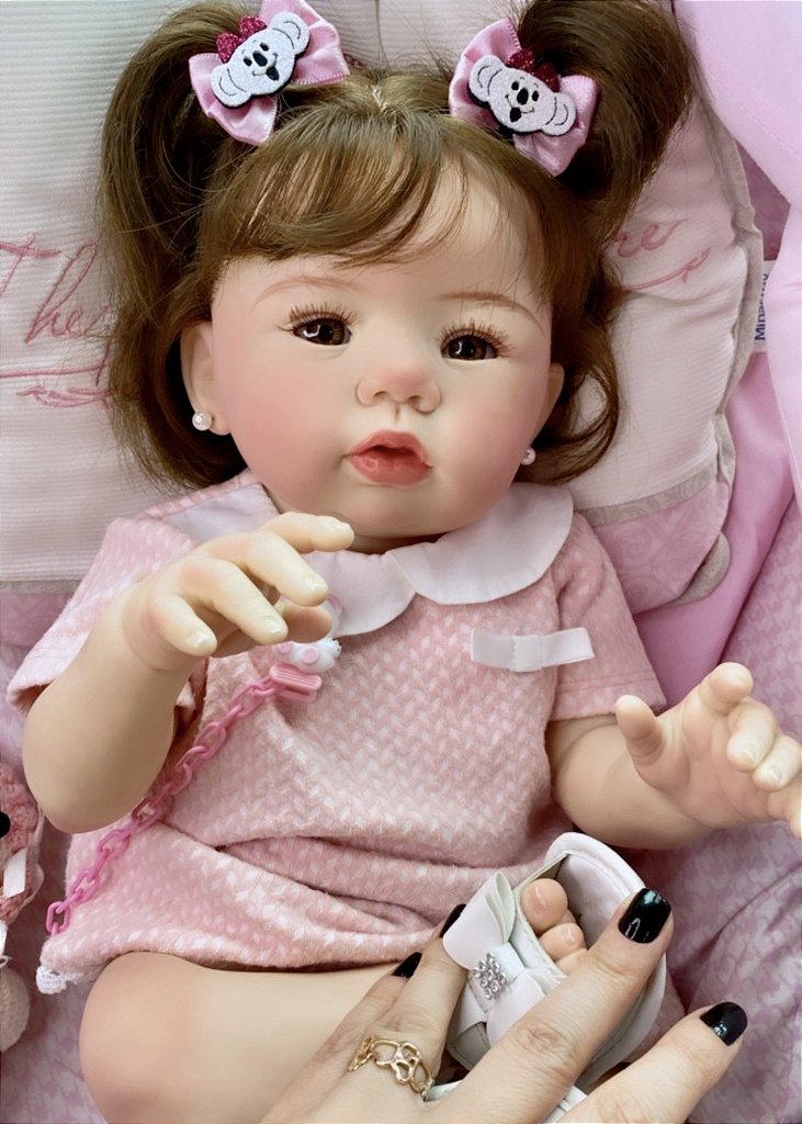 BEBÊ REBORN LYAN MEGA REALISTA UM BEBEZINHO QUASE REAL TODO EM SILICONE -  Maternidade Mundo Baby Reborn