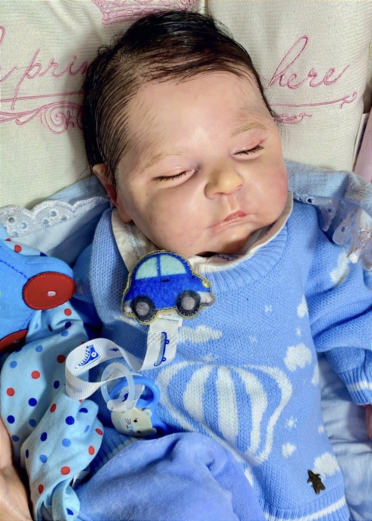 BEBÊ REBORN MENINO REALISTA TODO MOLINHO PEDRINHO CABELO HUMANO