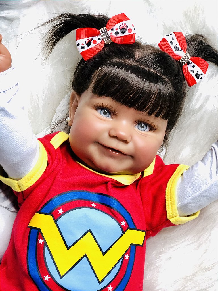 Bebê Raquel dos Cachinhos Lindos (Boneca Reborn de Silicone) – Bebe Reborn  Original
