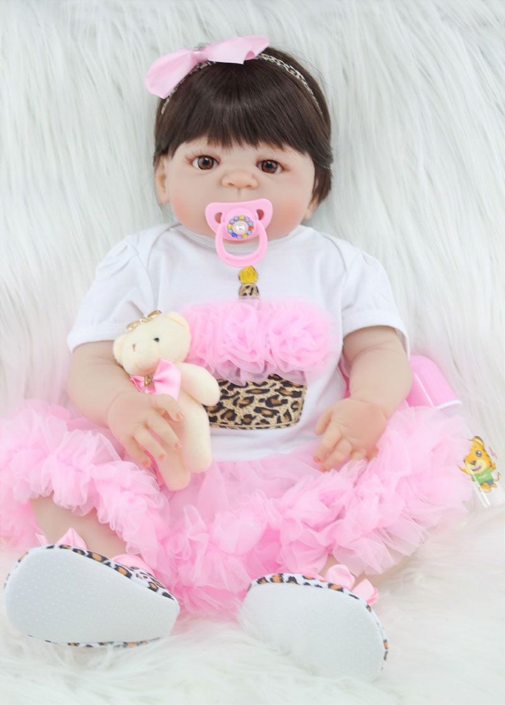Bebe Reborn Claudinha Mega Realista Toda Em Silicone Com Roupa De Luxo E Pelucia Maternidade Mundo Baby Reborn