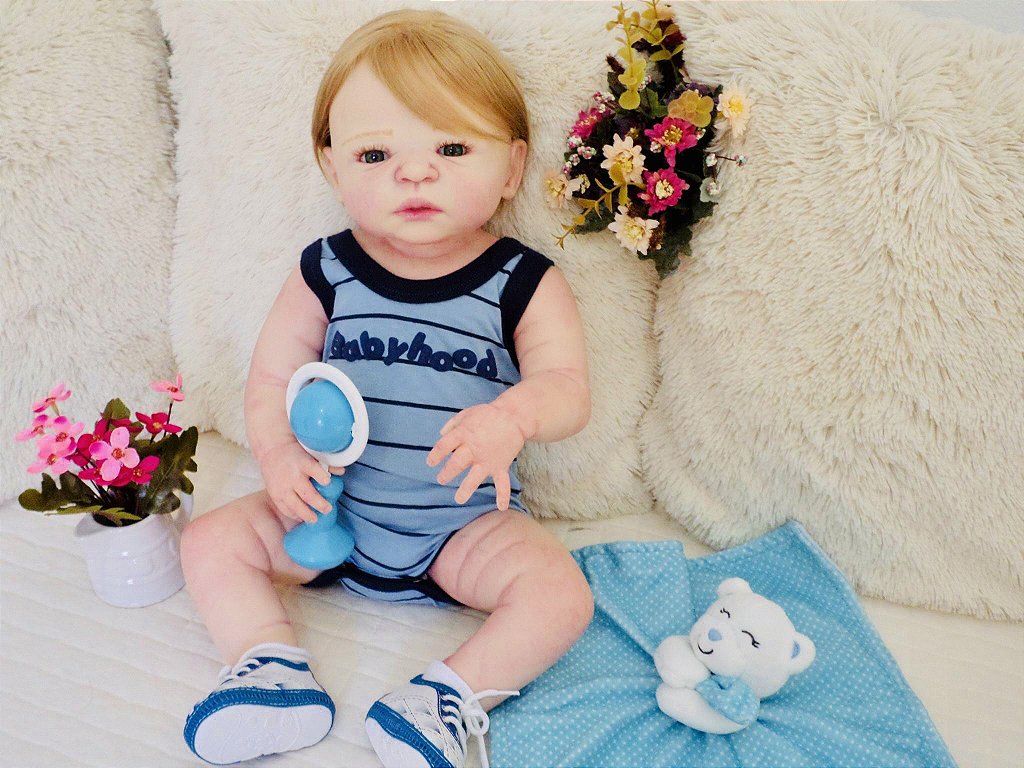 Bebe Reborn Leonardo Realista Todo Em Silicone Molinho Maternidade Mundo Baby Reborn