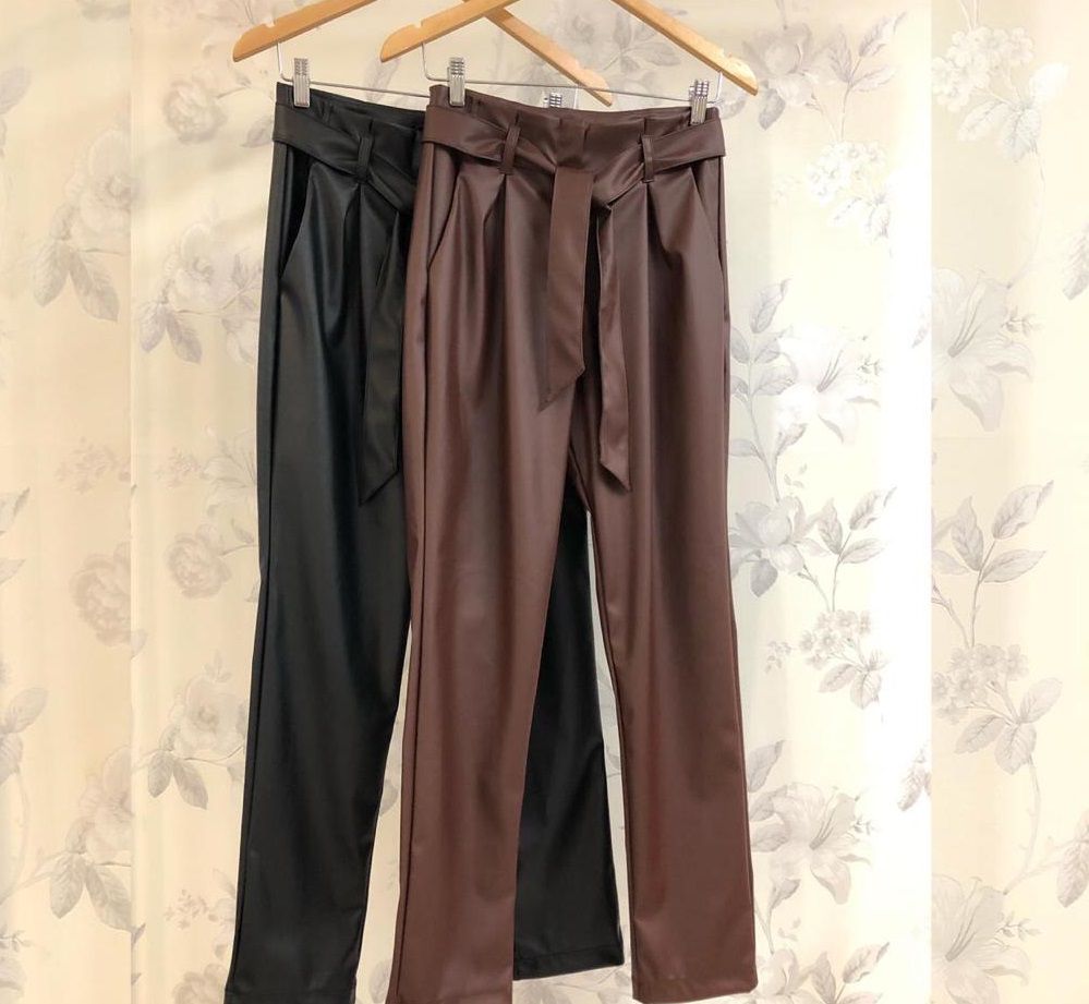 calça clochard marrom