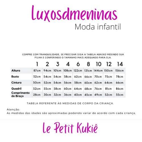 Vestido Inverno Juvenil manga longa em Molecotton - Le petit Kukiê -  Luxosdmeninas