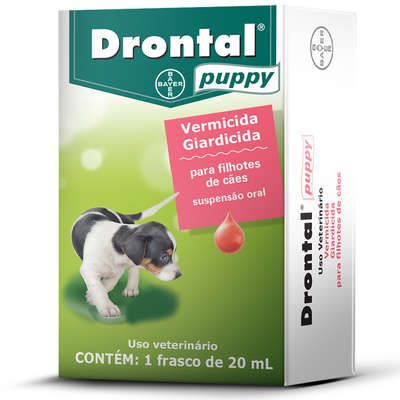 35kg Ces Drontal Plus 35 Vermífugo Drontal Puppy 20 ML Mercado