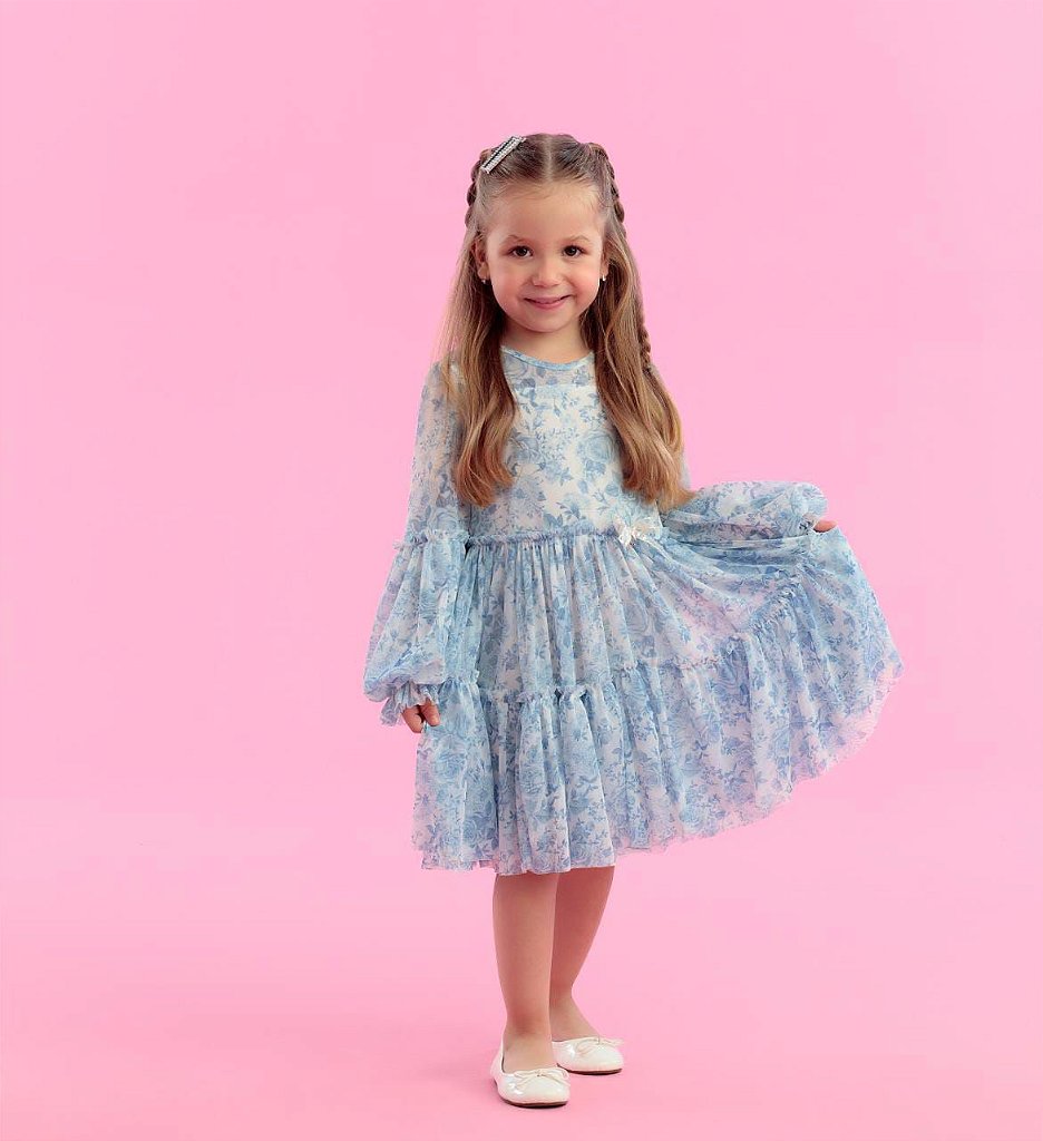 Girl Dress Vestido De Florista Juvenil Vestido Infantil Branco E