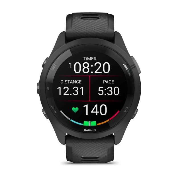 Garmin フォアランナー265 ブラック Relógio Monitor Cardíaco Garmin Forerunner 265 Amoled Preto