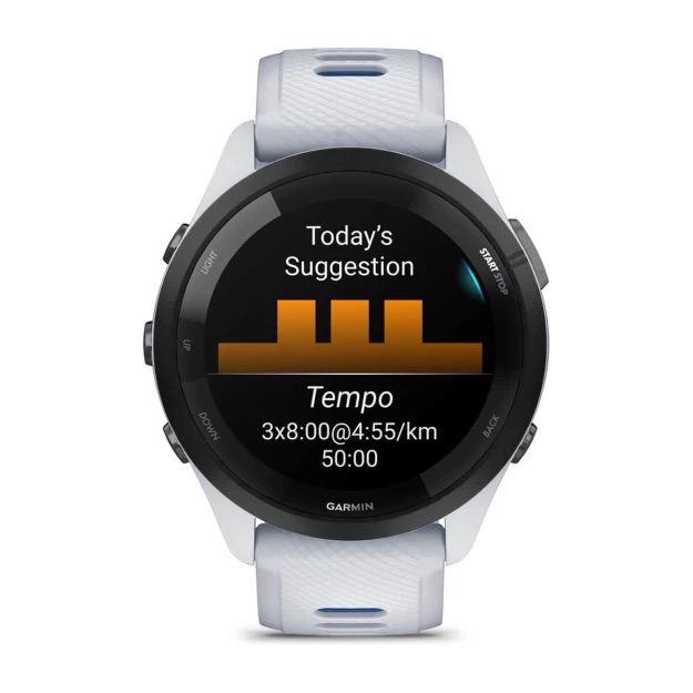 Relógio Monitor Cardíaco Garmin Forerunner 265 Amoled Branco