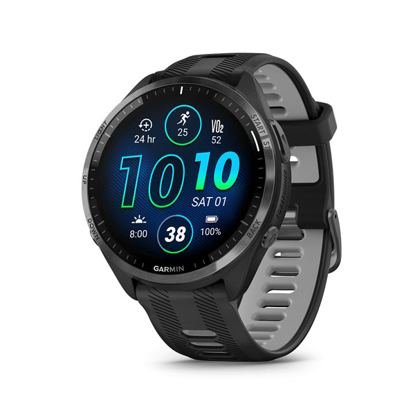 【ほぼ未使用】GARMIN Forerunner 965 Black Relógio Monitor Cardíaco Garmin Forerunner 965 Preto - Direct