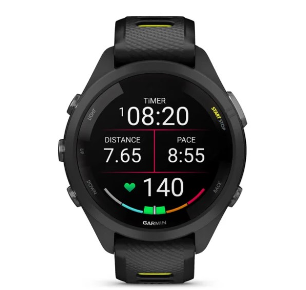 GARMIN FORERUNNER 265S GPSウォッチ Relógio Monitor Cardíaco Garmin Forerunner 265s Amoled Preto 42mm