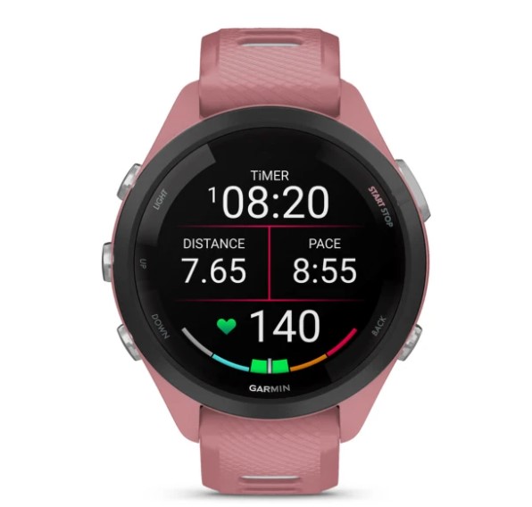 Relógio Monitor Cardíaco Garmin Forerunner 265s Amoled Rosa 42mm