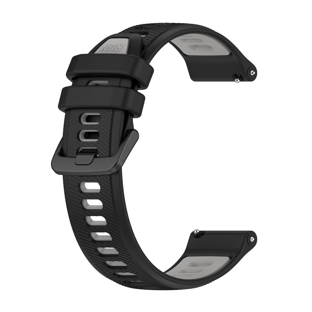 Pulseira de Silicone Detalhada 22mm Garmin Forerunner 265