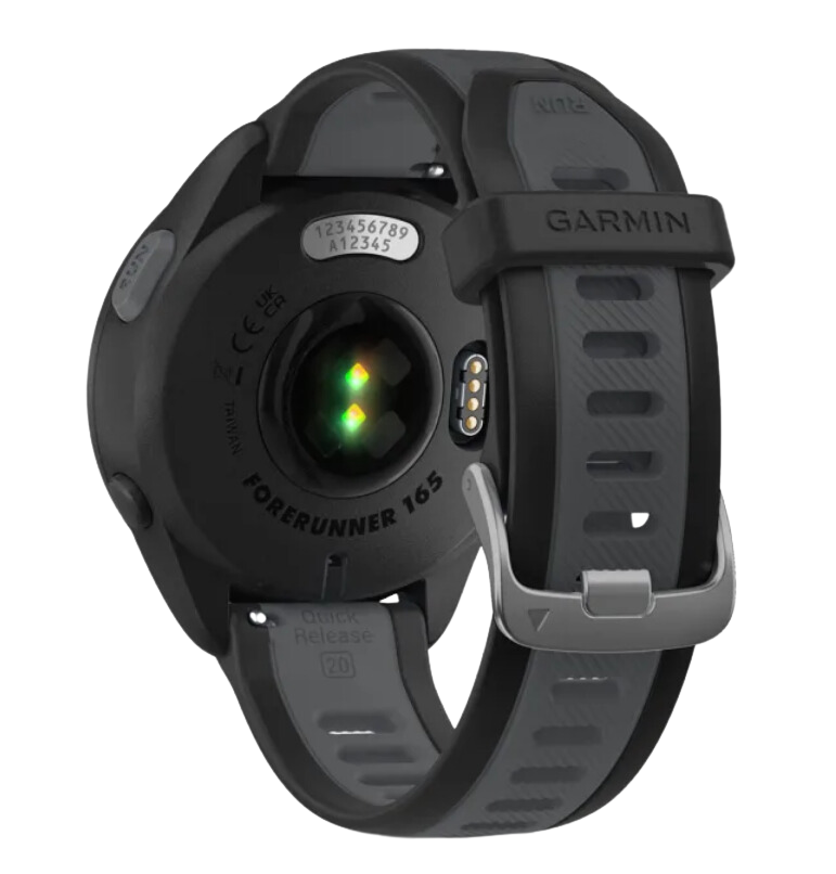 ☆美品☆GARMIN FORERUNNER 165 Garmin Relógio Forerunner 165 Music Azul Turquesa 43mm com Monitor