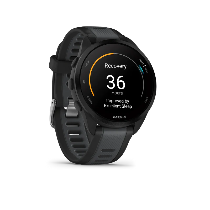 Relógio Monitor Cardíaco Garmin Forerunner 165 AMOLED Preto